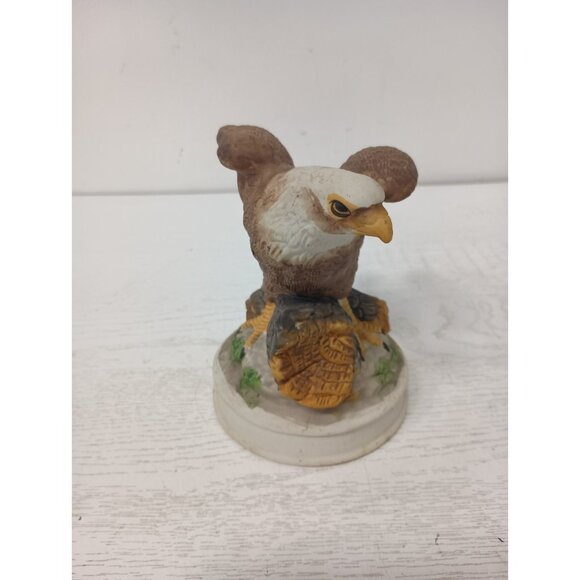Vintage Ceramic Bald Eagle Statue Figurine American Birds In Flight Collection - Picture 4 of 11